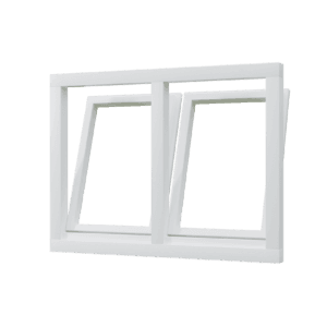 Kiepraam dubbel | 2 vakken | pvc